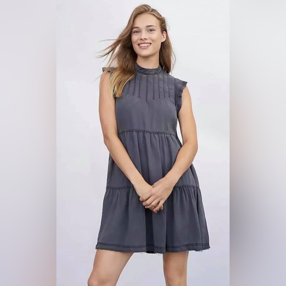 Anthropologie Jenee Tiered Tunic Dress